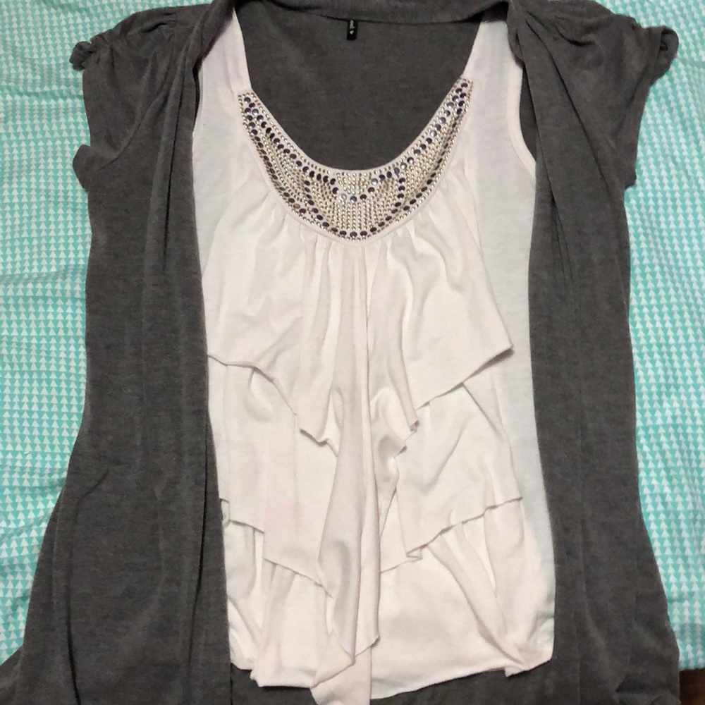 HeartSoul layered blouse 🌹